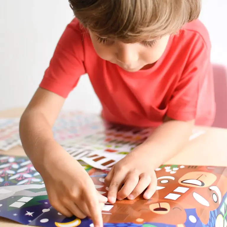 POPPIK AFFICHE PANORAMA ET AUTOCOLLANTS - BÉBÉ ANIMAUX