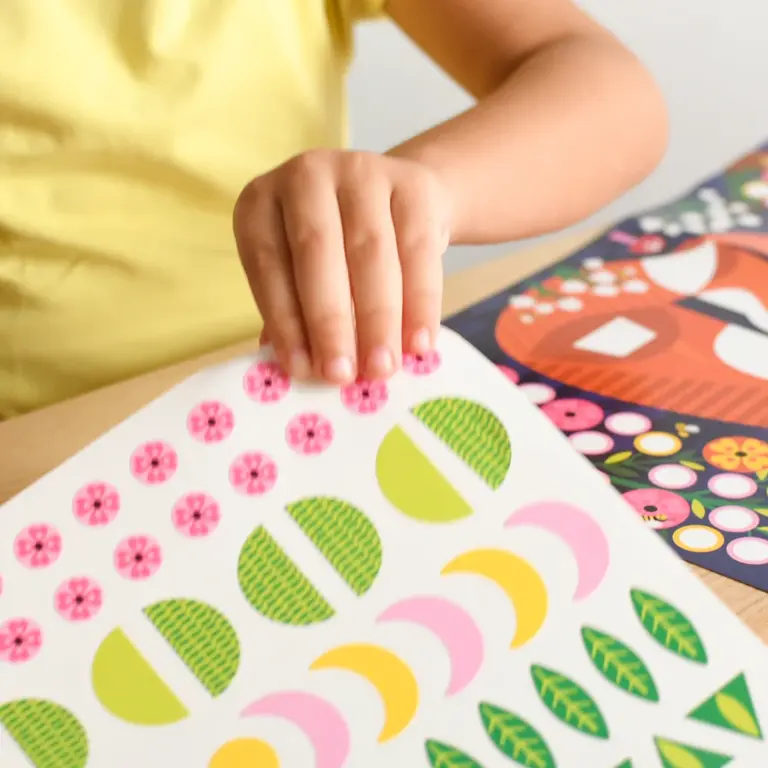 POPPIK AFFICHE PANORAMA ET AUTOCOLLANTS - BÉBÉ ANIMAUX