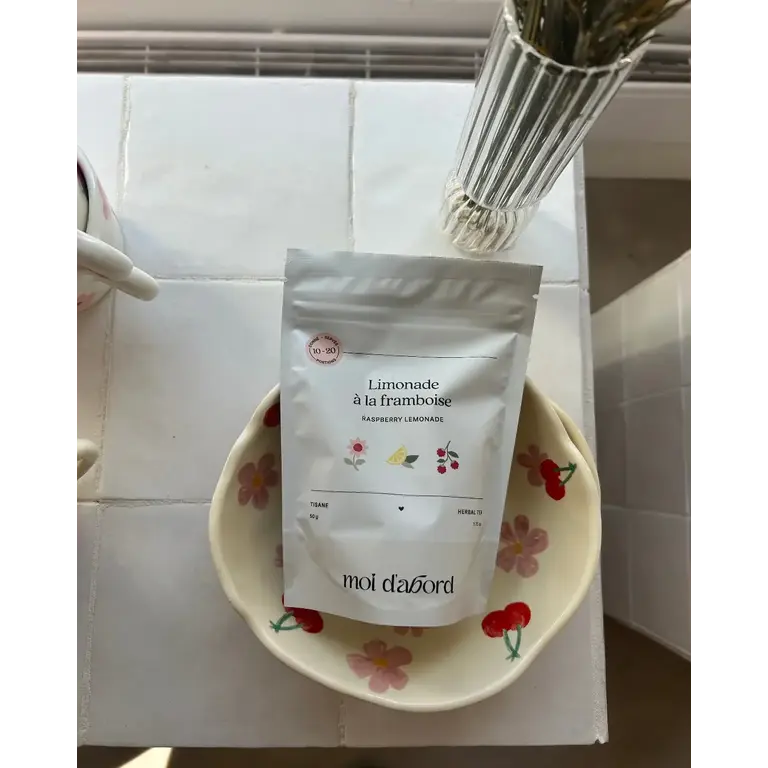 MOI D'ABORD TISANE - LIMONADE À LA FRAMBOISE