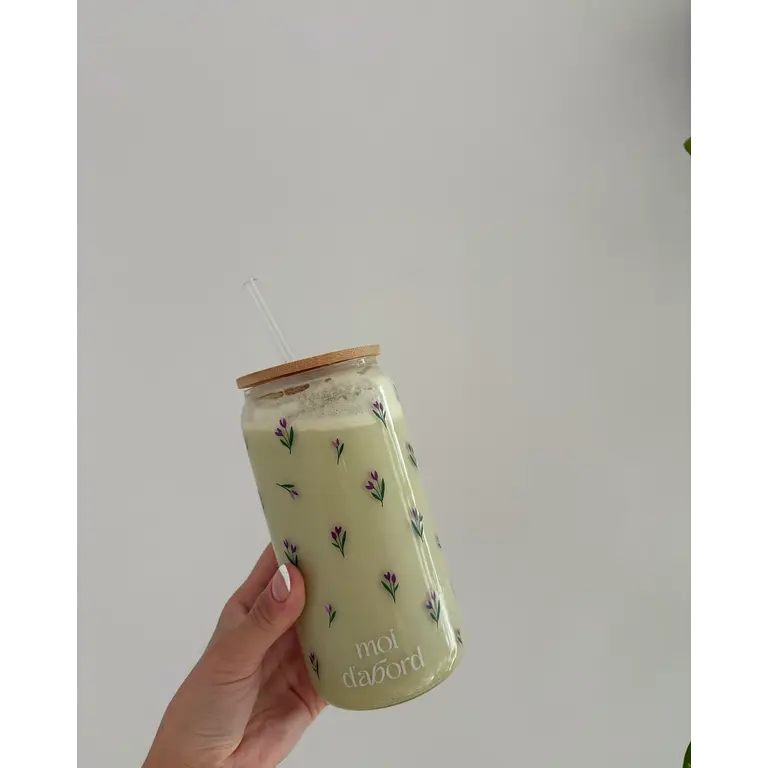 MOI D'ABORD GLASS TUMBLER - TULIP