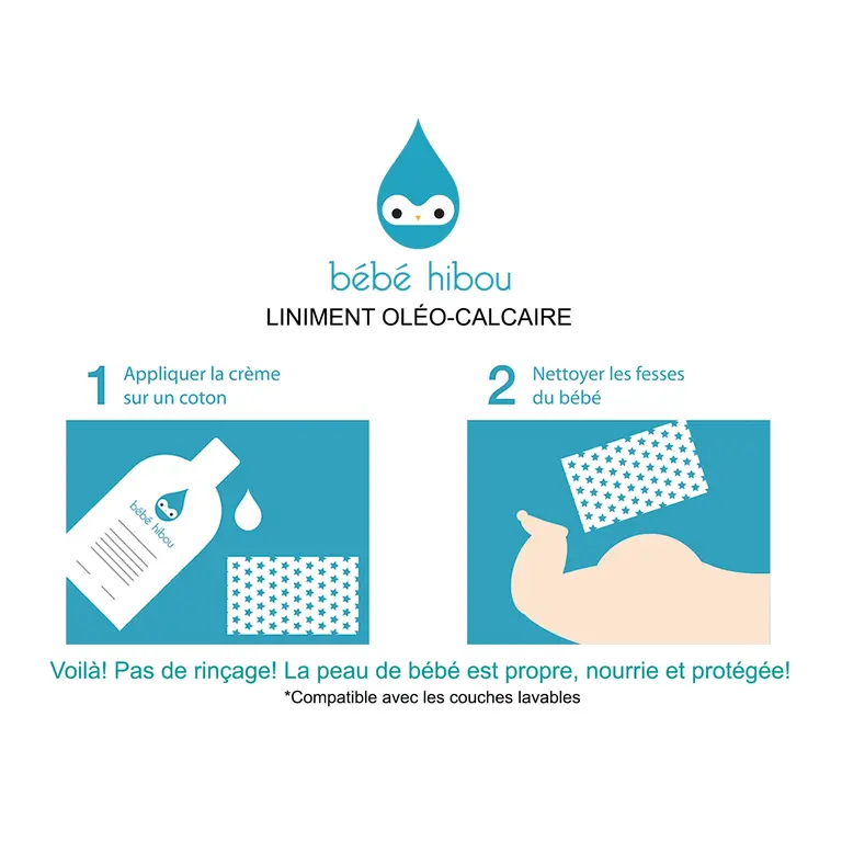BÉBÉ HIBOU ORGANIC OLEO-CALCAREOUS LINIMENT