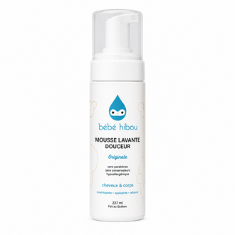 BÉBÉ HIBOU SAVON MOUSSE CORPS ET CHEVEUX
