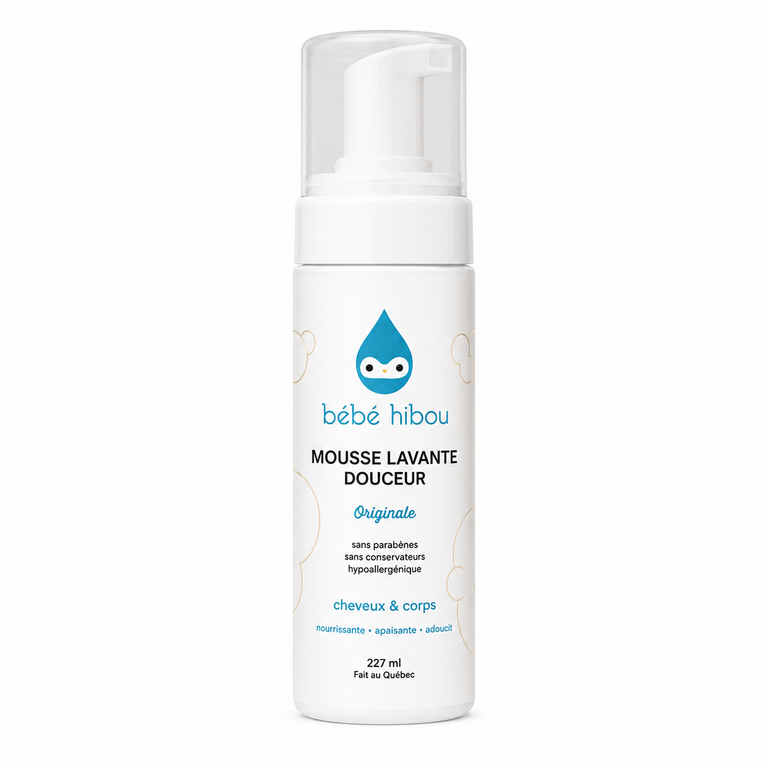 BÉBÉ HIBOU SAVON MOUSSE CORPS ET CHEVEUX