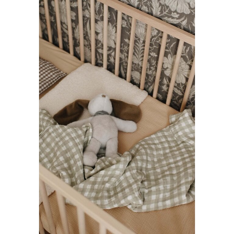 MINIKA CRIB FITTED SHEET - LATTE