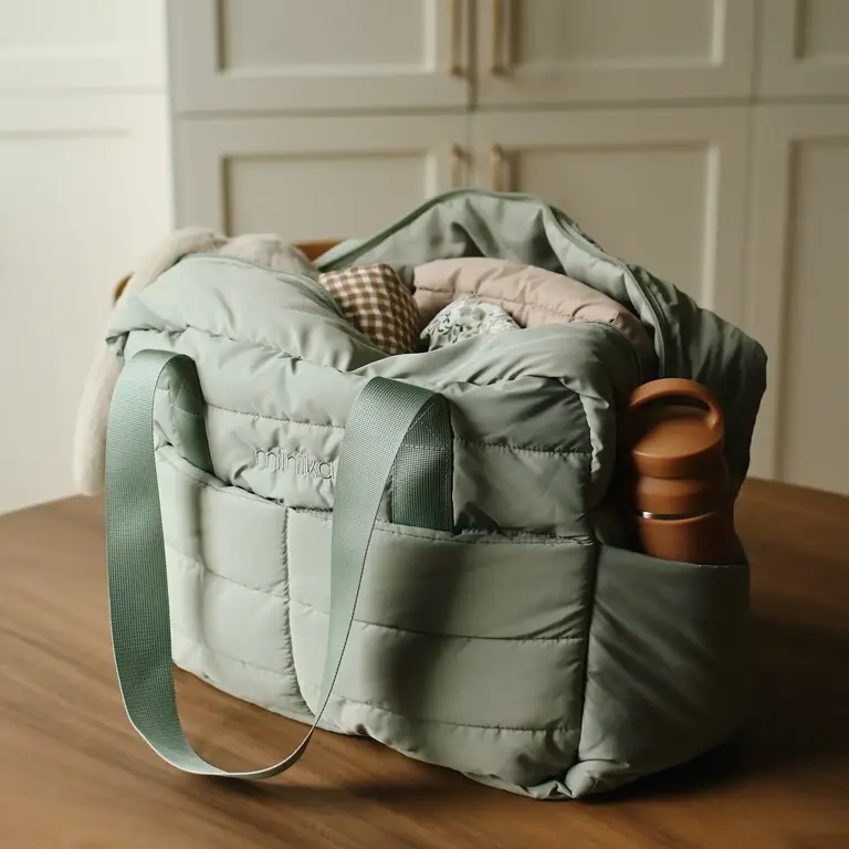 MINIKA SAC À COUCHES - SAUGE
