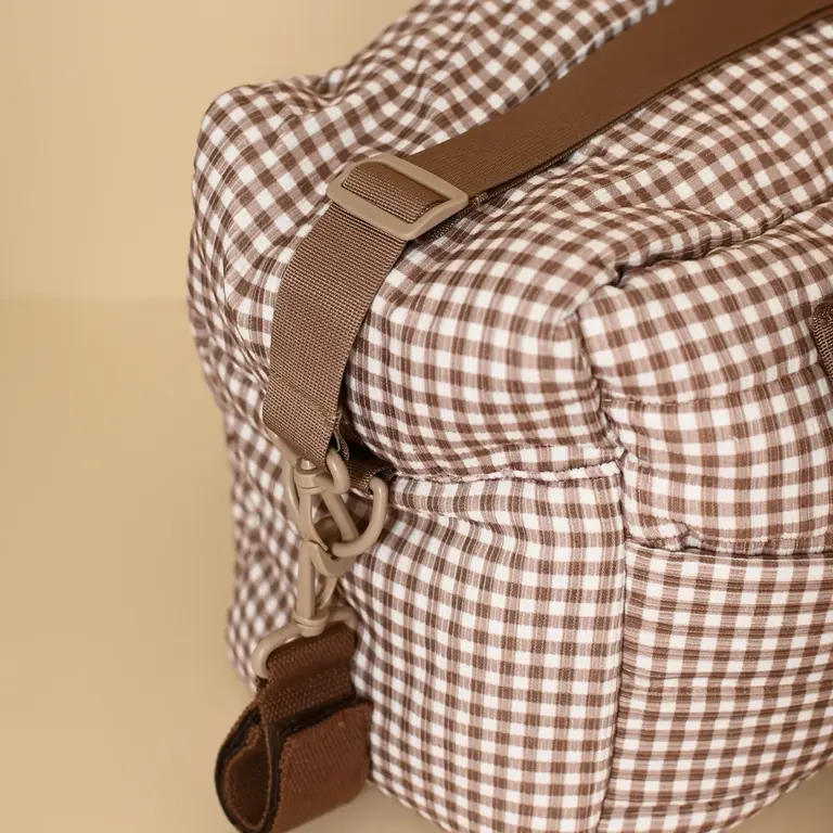 MINIKA SAC À COUCHES - VICHY BRUN