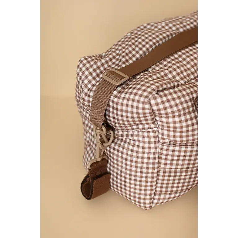 MINIKA SAC À COUCHES - VICHY BRUN