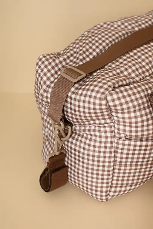 MINIKA SAC À COUCHES - VICHY BRUN
