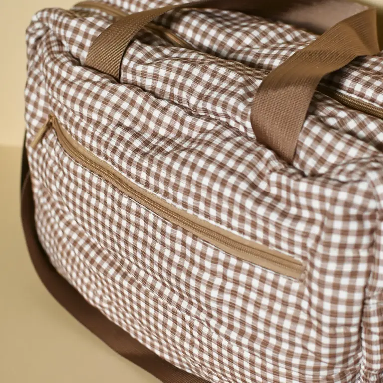 MINIKA SAC À COUCHES - VICHY BRUN