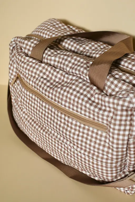 MINIKA SAC À COUCHES - VICHY BRUN