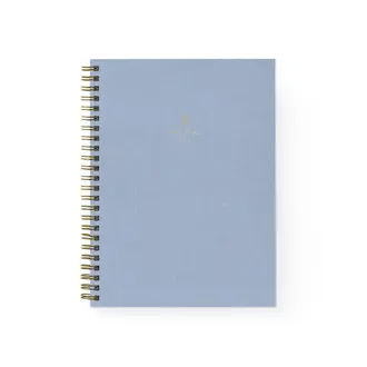 BALTIC CLUB CARNET À SPIRALES - BLEU CENDRÉ