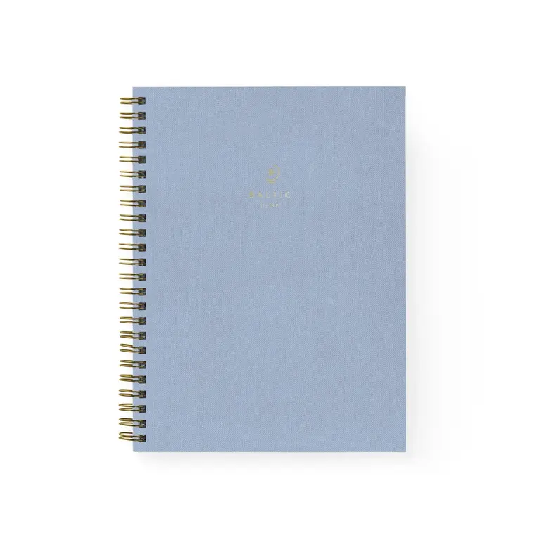 BALTIC CLUB CARNET À SPIRALES - BLEU CENDRÉ