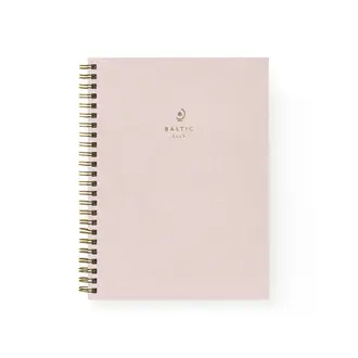 BALTIC CLUB CARNET À SPIRALES - EAU DE ROSE
