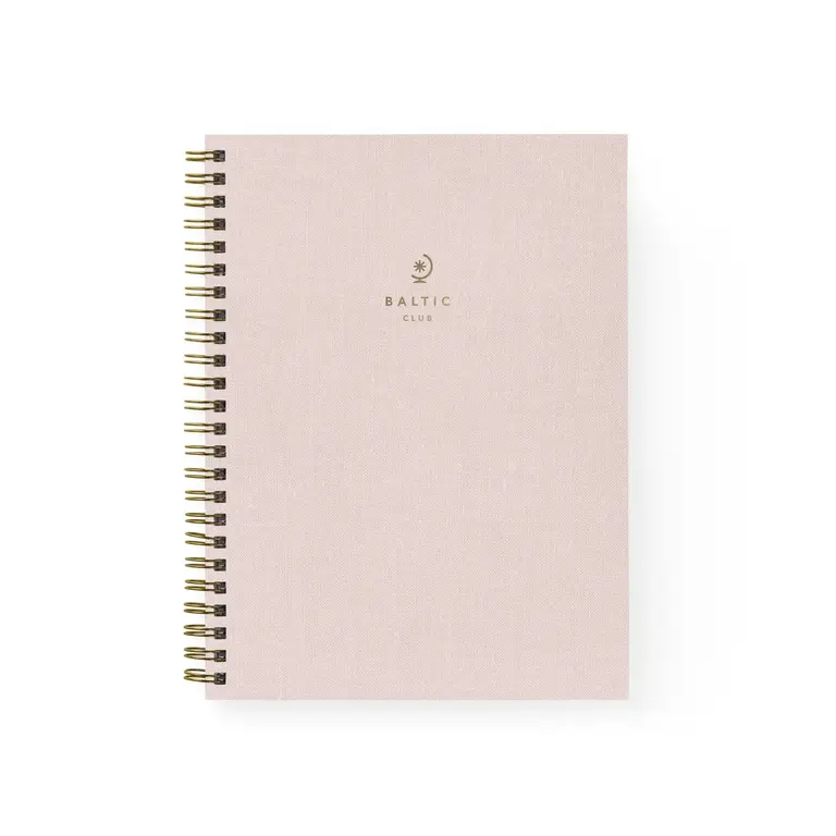 BALTIC CLUB CARNET À SPIRALES - EAU DE ROSE