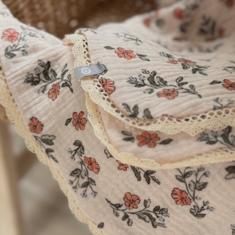 BALUCHON COTTON MUSLIN LOVEY WITH LACE - 1968
