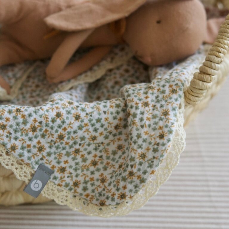 BALUCHON DOUDOU MOUSSELINE DE COTON AVEC DENTELLE - 1941