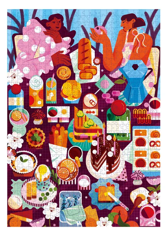 HOLIYAY PUZZLE 1000 PCS - BRUNCH DÉCADENT