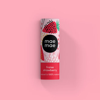 MAE MAE BAUME À LÈVRES NATUREL - FRAISE