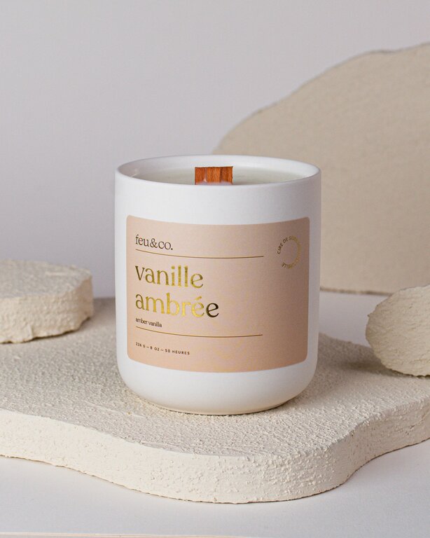 FEU & CO. BOUGIE - VANILLE AMBRÉE