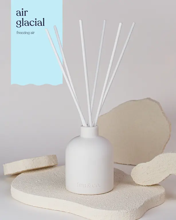 FEU & CO. DIFFUSEUR À ROSEAUX - AIR GLACIAL