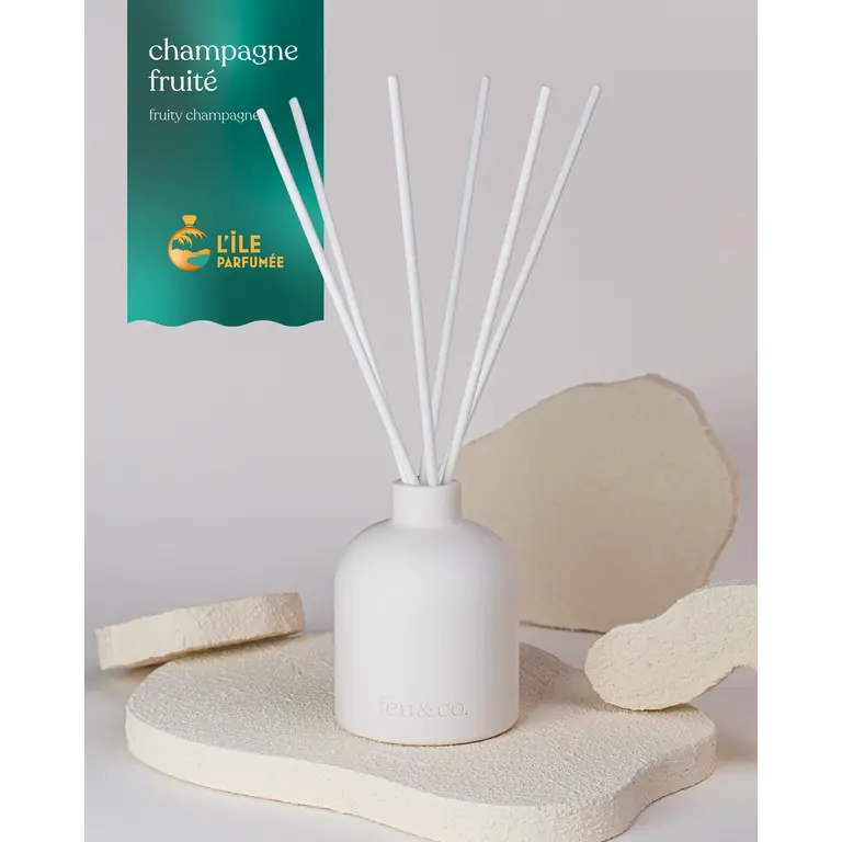 FEU & CO. REED DIFFUSER - FRUITY CHAMPAGNE