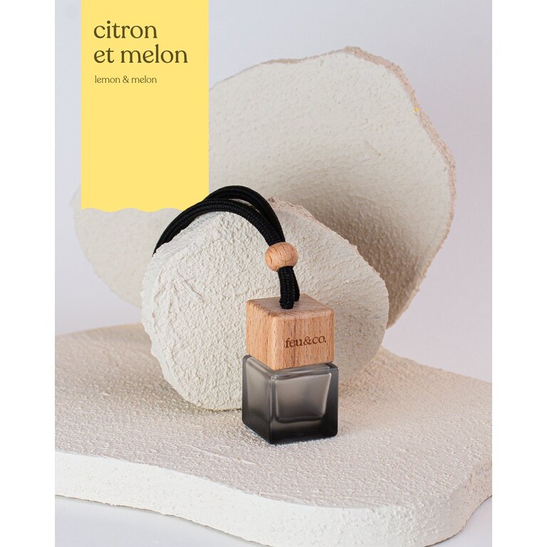 FEU & CO. DIFFUSEUR POUR LA VOITURE - CITRON ET MELON