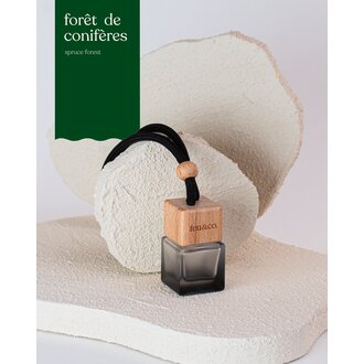 FEU & CO. DIFFUSEUR POUR LA VOITURE - FORÊT DE CONIFÈRE
