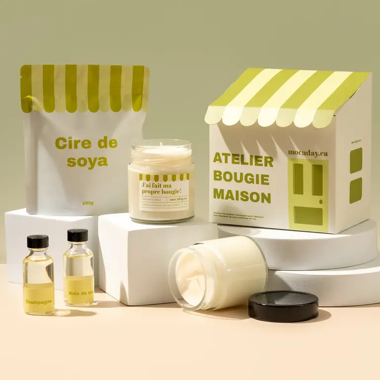 MOONDAY KIT DE FABRICATION DE CHANDELLE