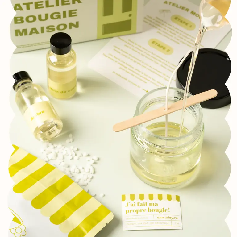 MOONDAY KIT DE FABRICATION DE CHANDELLE