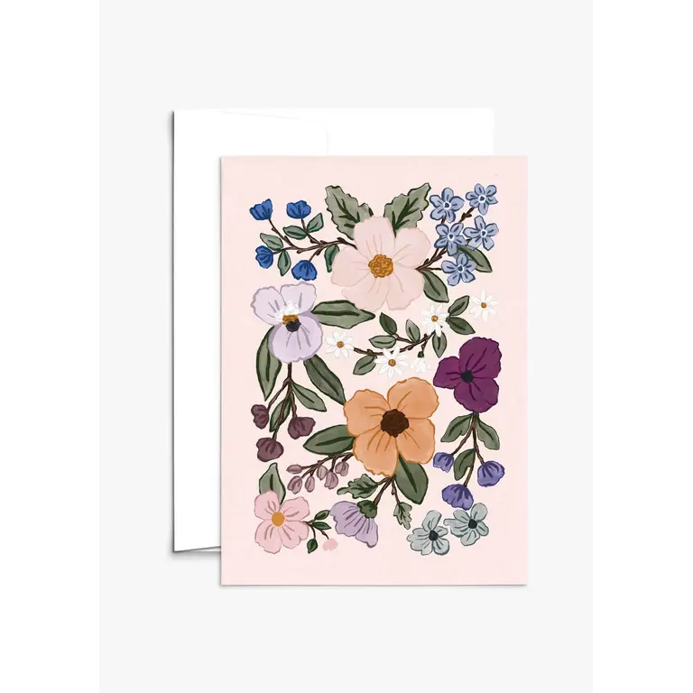MIMI & AUGUST GREETING CARD - FIELDS OF FLOWERS