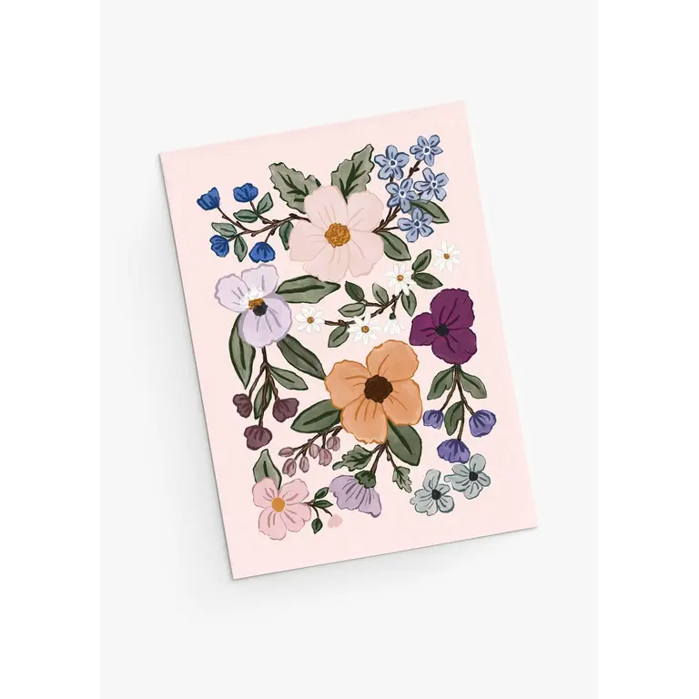 MIMI & AUGUST GREETING CARD - FIELDS OF FLOWERS