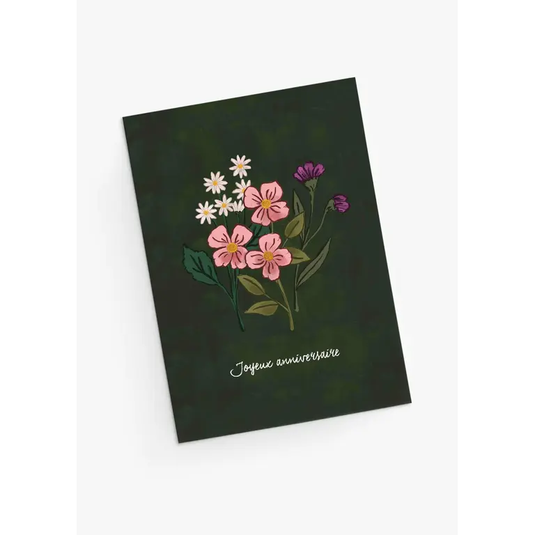 MIMI & AUGUST GREETING CARD - WILDFLOWERS