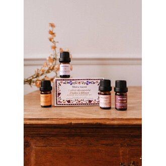 MIMI & AUGUST COFFRET DÉCOUVERTE D'HUILES À DIFFUSER