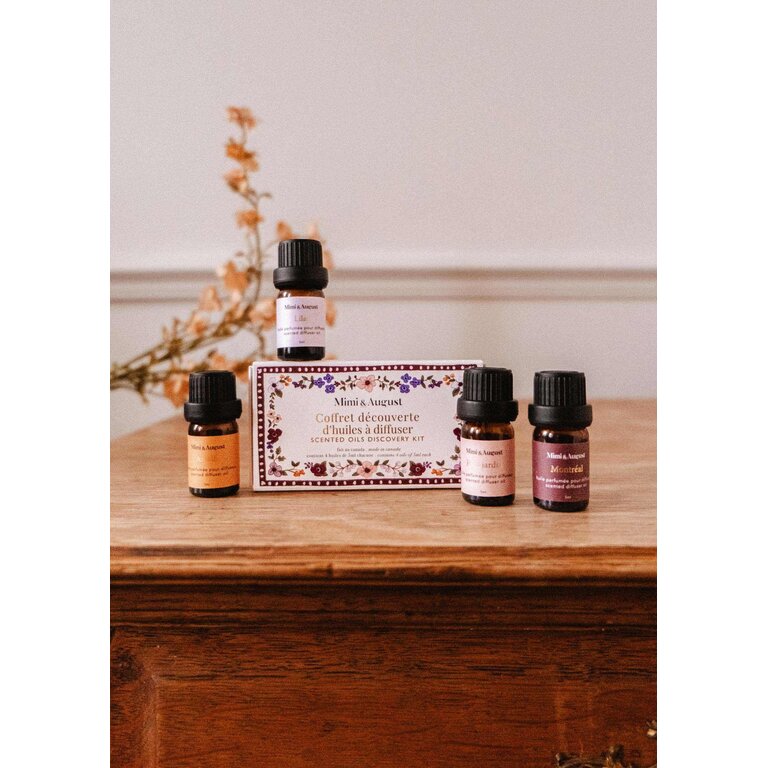 MIMI & AUGUST COFFRET DÉCOUVERTE D'HUILES À DIFFUSER