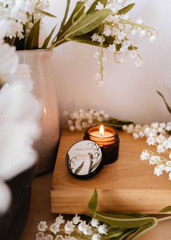 MIMI & AUGUST BOUGIE DE SOJA - MUGUET 2 OZ