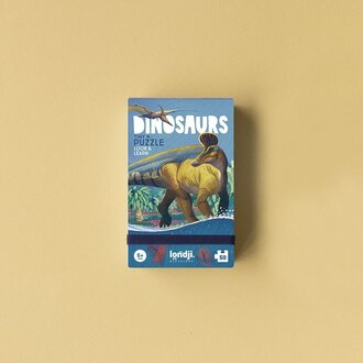 LONDJI PETIT PUZZLE CHERCHE ET TROUVE 50 PCS - DINOSAURES