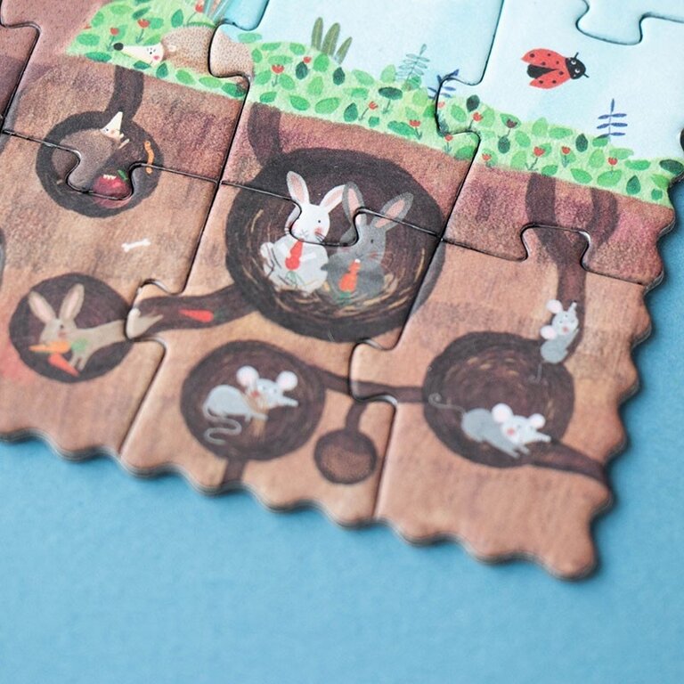 LONDJI PETIT PUZZLE CHERCHE ET TROUVE 36 PCS - POMMIER