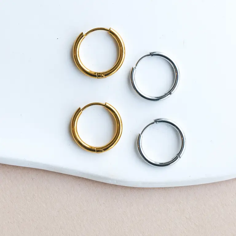 HORACE BOUCLES D'OREILLES LES PETITS HOOPS - ARGENT