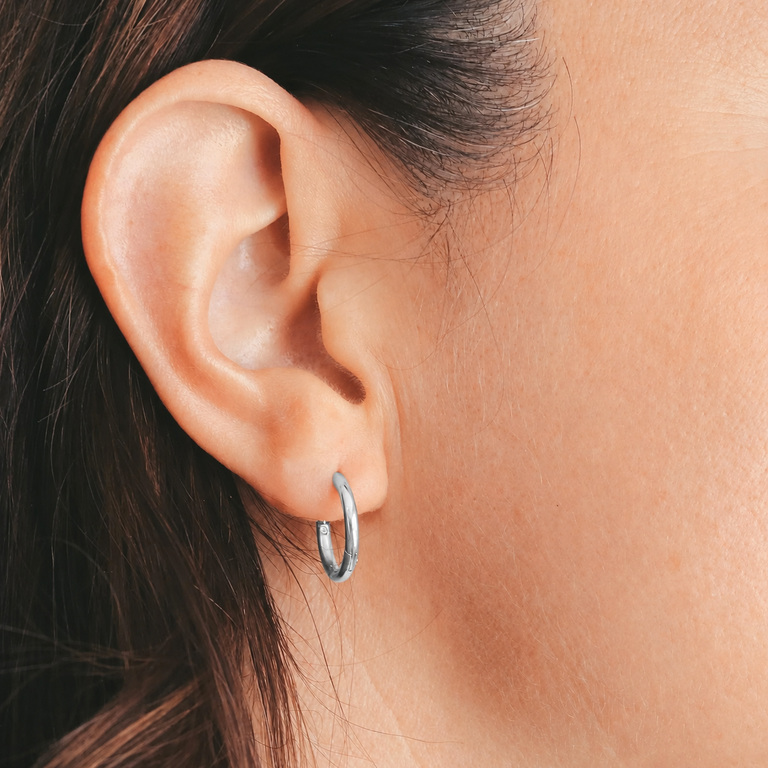 HORACE BOUCLES D'OREILLES LES PETITS HOOPS - ARGENT