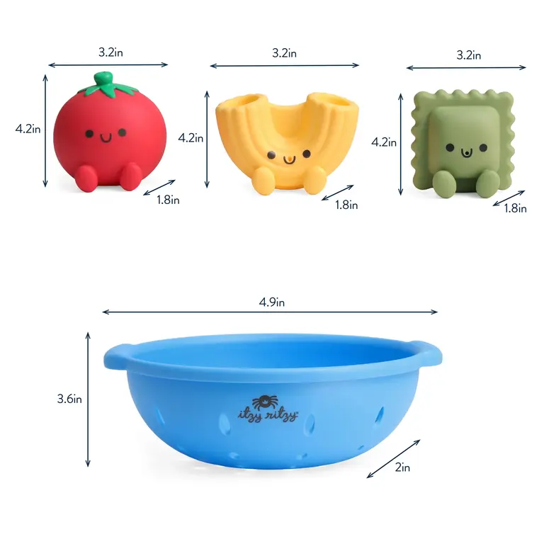ITZY RITZY JOUET DE BAIN SPLASH PALS - PÂTES