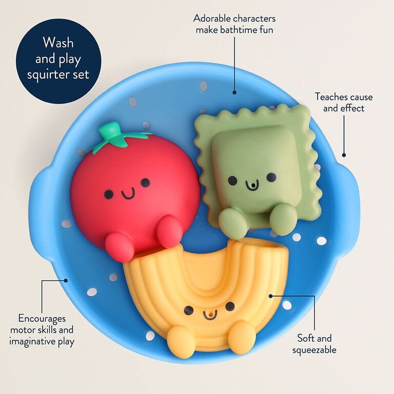 ITZY RITZY JOUET DE BAIN SPLASH PALS - PÂTES
