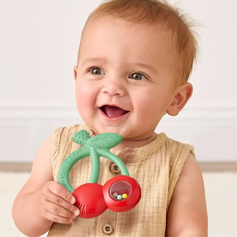 ITZY RITZY ANNEAU DE DENTITION BITZY SHAKE - CERISES