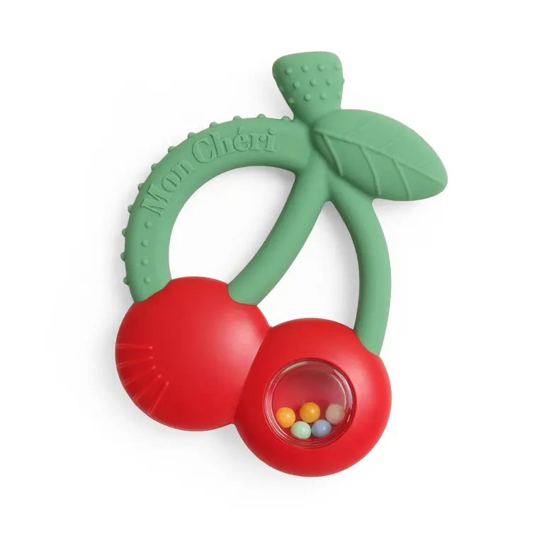 ITZY RITZY ANNEAU DE DENTITION BITZY SHAKE - CERISES