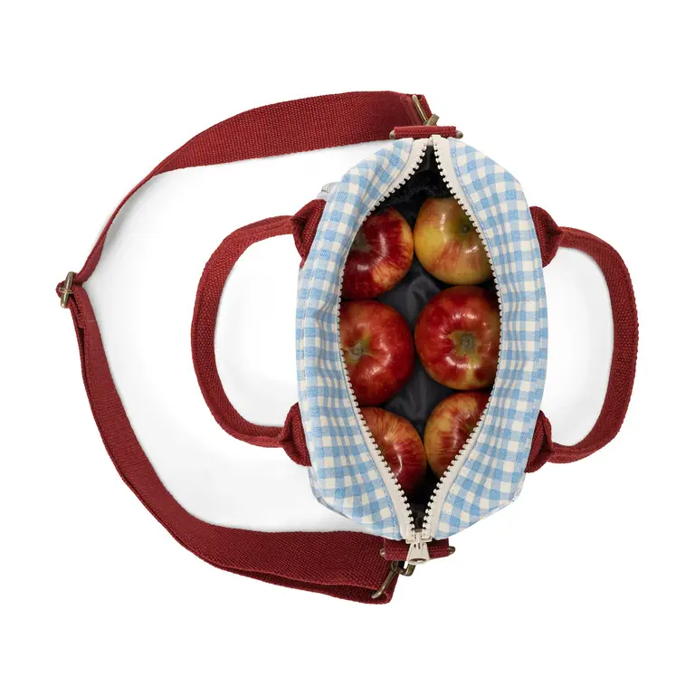 FLUF BOÎTE À LUNCH BANDOULIÈRE - GINGHAM SKY