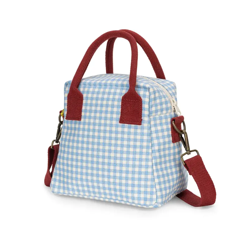FLUF BOÎTE À LUNCH BANDOULIÈRE - GINGHAM SKY