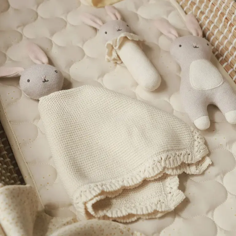 AVERY ROW DOUDOU RÉCONFORT EN TRICOT - LAPIN