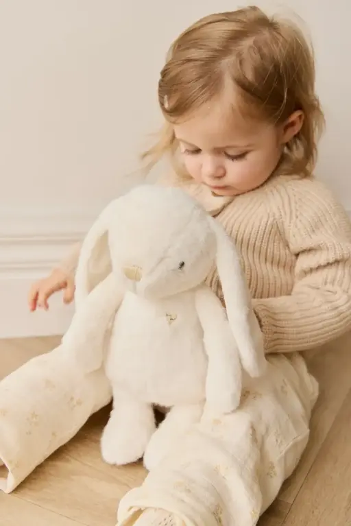 SNUGGLE BUNNIES PELUCHE PÉNÉLOPE LAPIN - MARSHMALLOW