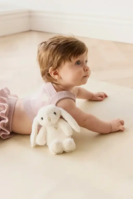 SNUGGLE BUNNIES PELUCHE PÉNÉLOPE LAPIN - MARSHMALLOW