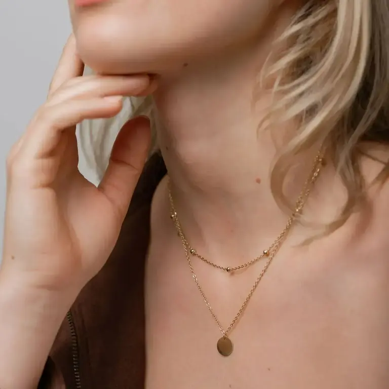 SUNNY SUNDAY COLLIER SUPERPOSÉ GABRIELLA - OR
