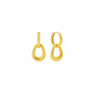 SUNNY SUNDAY BOUCLES D'OREILLES DOUBLES - TAYLOR - OR